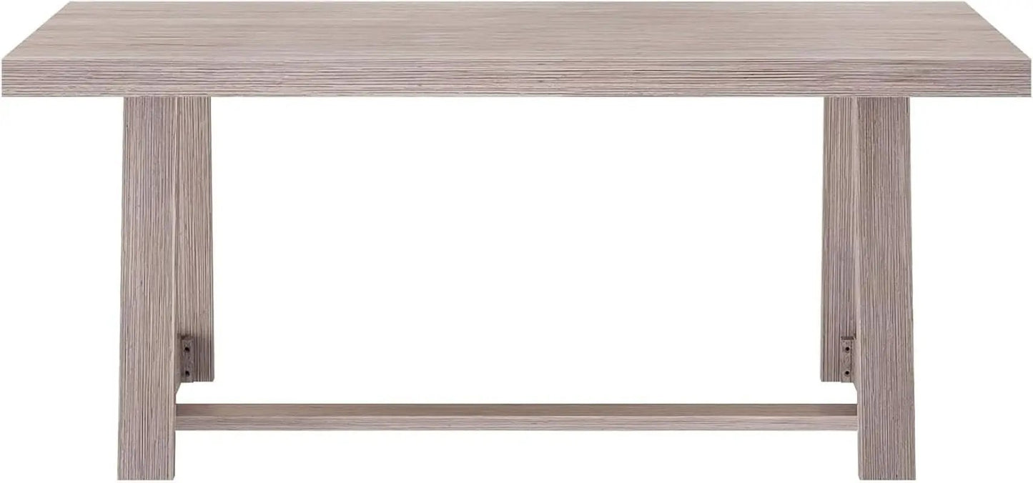 72 Inch Farmhouse Solid Wood Dining Table Rectangular Kitchen Table from PriceLows™