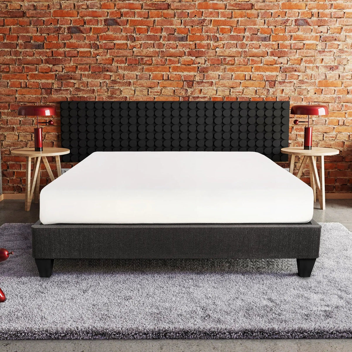 Platform Bed Base | 14 Inch Upholstered | Mattress Foundation