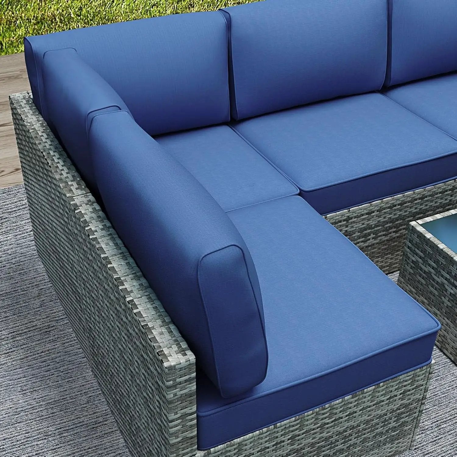 Water-Resistant Outdoor Cushions for Patio Furniture Sets from PriceLows™