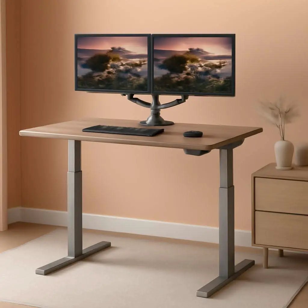 Electric Standing Desk 60x30 Memory Presets Studio from PriceLows™