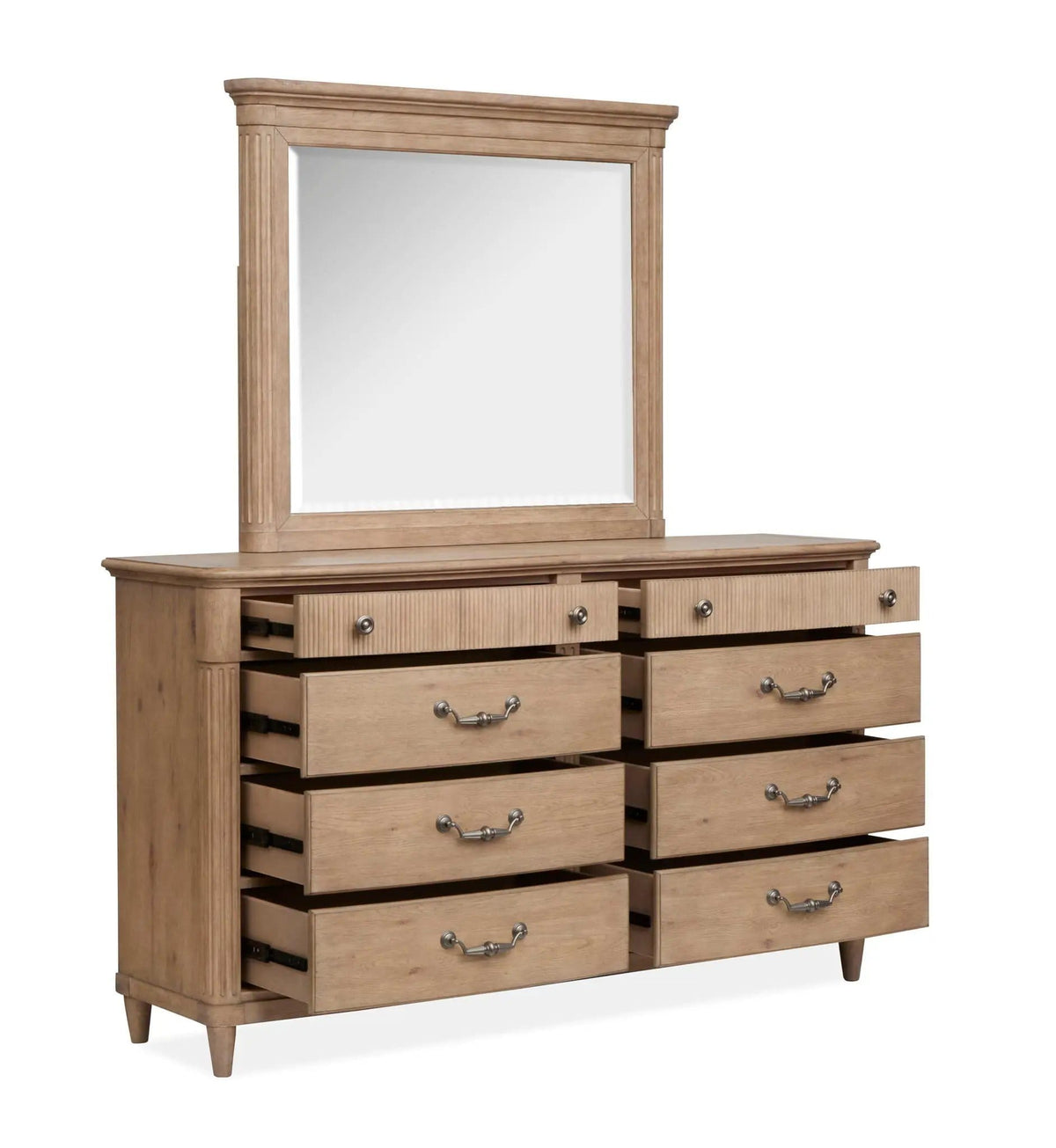 Harmony Heights Double Drawer Dresser | 2 Pieces | Bedroom Furniture | Bedroom