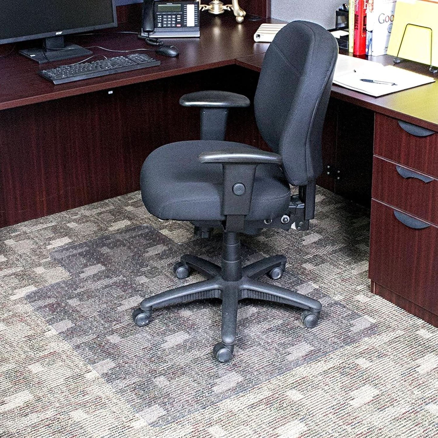 Office Chair Mat 36x48 Clear For Low Pile Carpet Use from PriceLows™