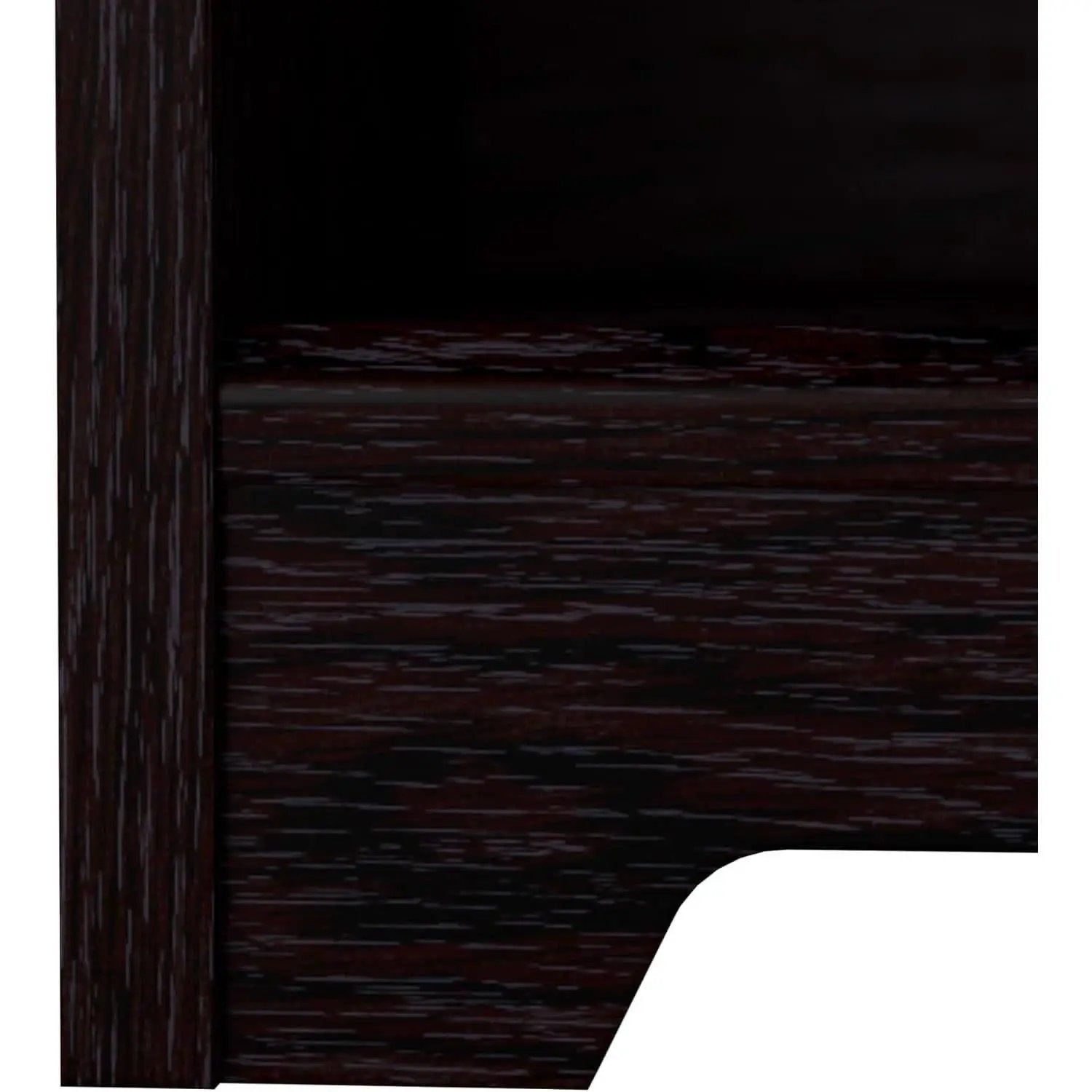 Tall Five Shelf Bookcase Espresso Oak For Living Room from PriceLows™