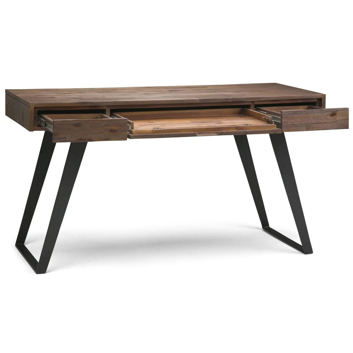Lowry Handcrafted Desk | 5 Pieces | Metal | Home Office