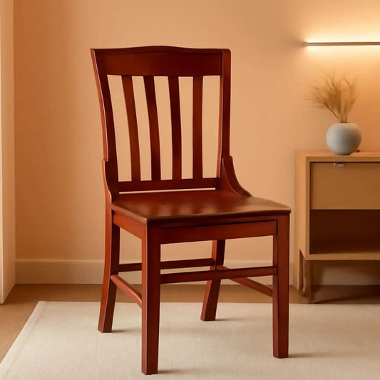 Hercules Mahogany Schoolhouse Dining Chair For Restaurants from PriceLows™