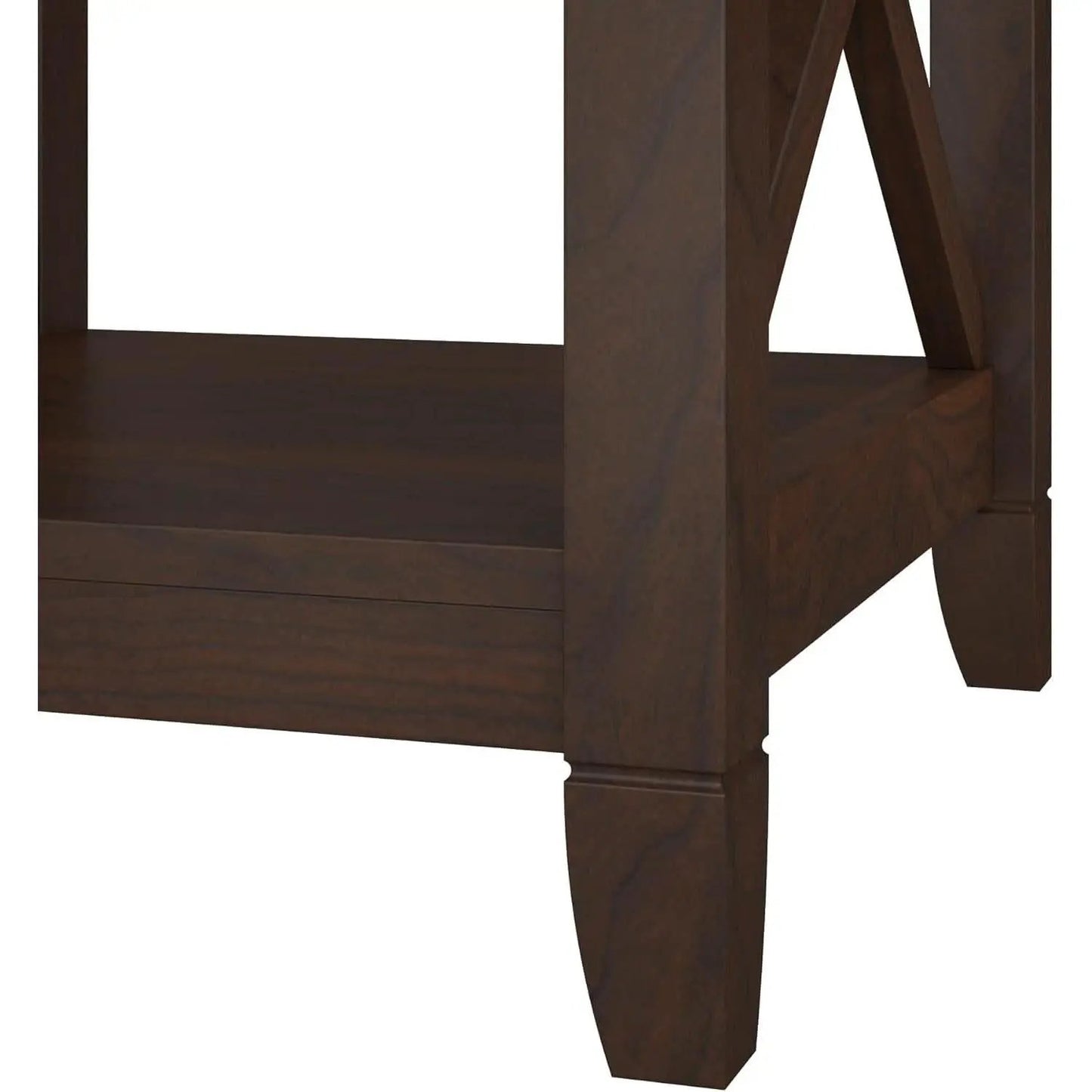 Bush Furniture Tall 5 Shelf Bookcase Bing Cherry Finish from PriceLows™