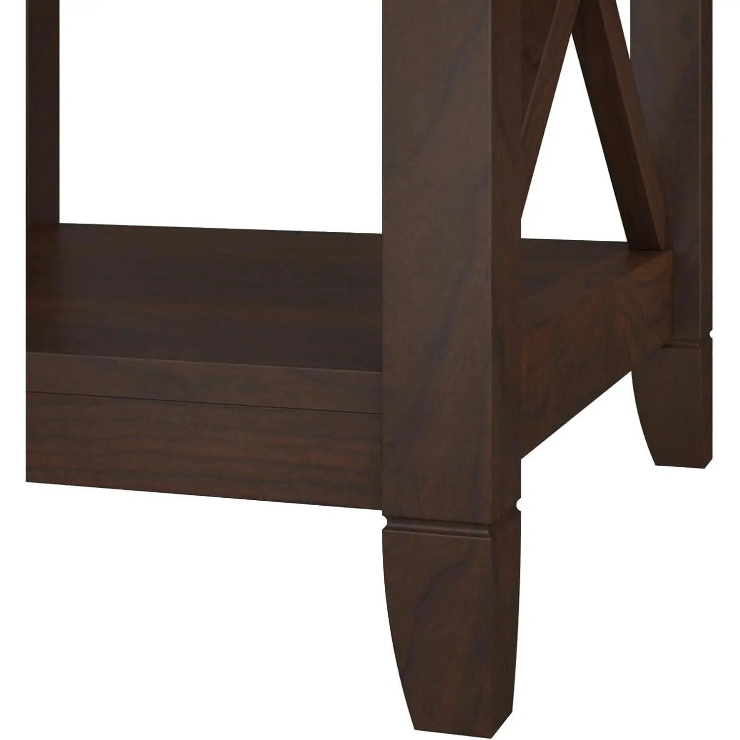 Bush Furniture Tall 5 Shelf Bookcase Bing Cherry Finish from PriceLows™