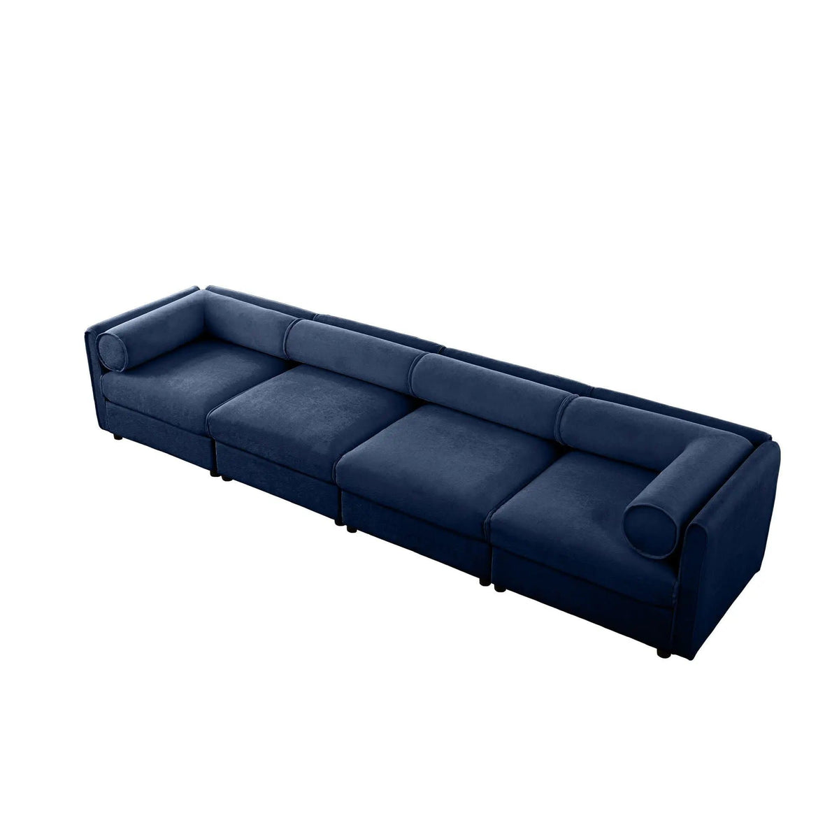 Stylish Sofa With Storage Seat And Cylindrical Backrest | Stationary Sofa | Living Room Furniture | Living Room