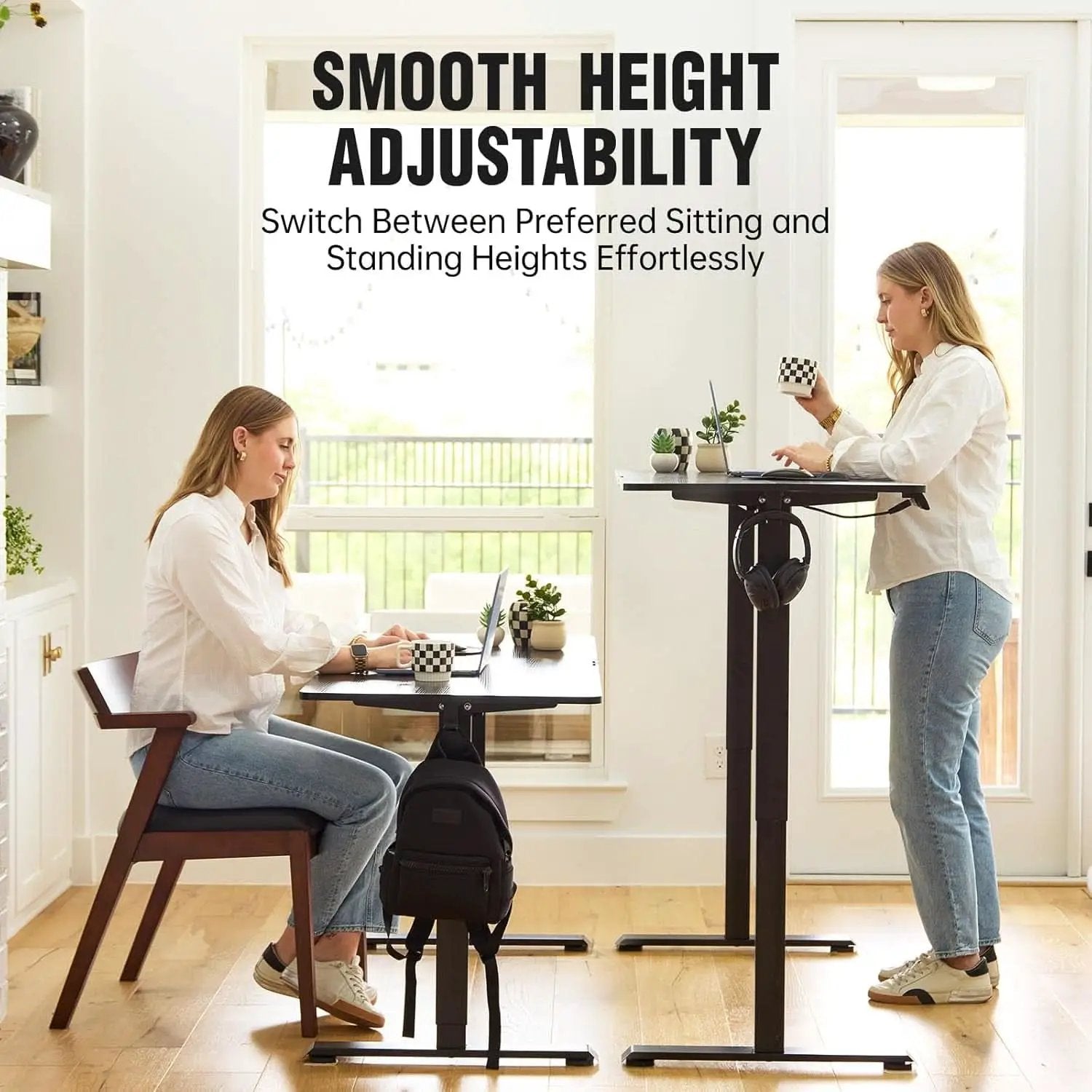 47.2 Inches Electric Standing Desk Height Adjustable from PriceLows™