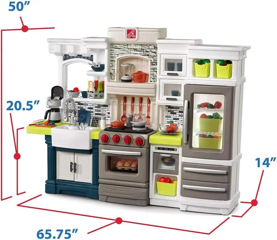 Durable Plastic Kids Kitchen Playset Bright Lights from PriceLows™