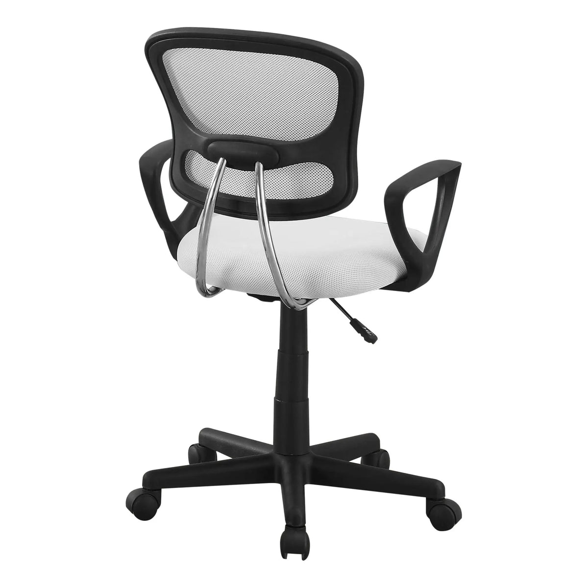 Kids Mid-Back Office Chair | Adjustable Height Swivel | Armrests | 5-Star Base