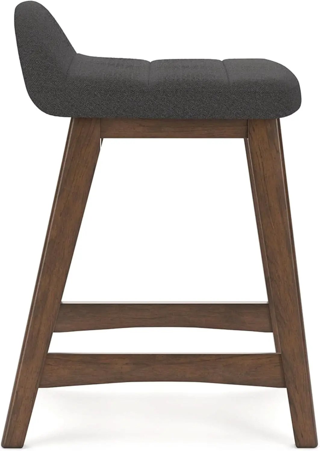 Counter Height Bar Stool Set Of 2 28.5 Inch Charcoal Brown from PriceLows™