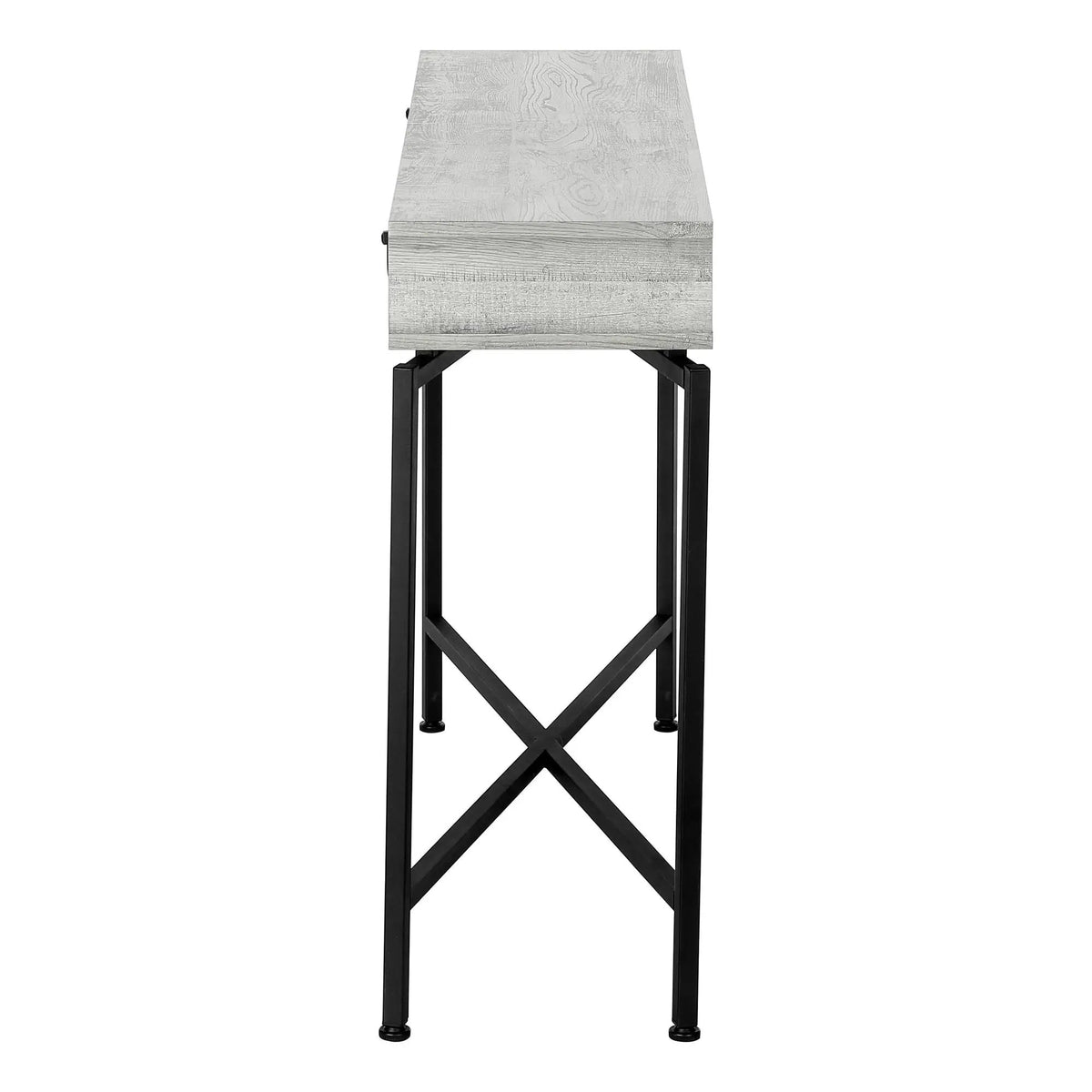 Entryway Console Table | 42.5 Inch Width | Large Storage Drawer | Reclaimed Barn Style Finish