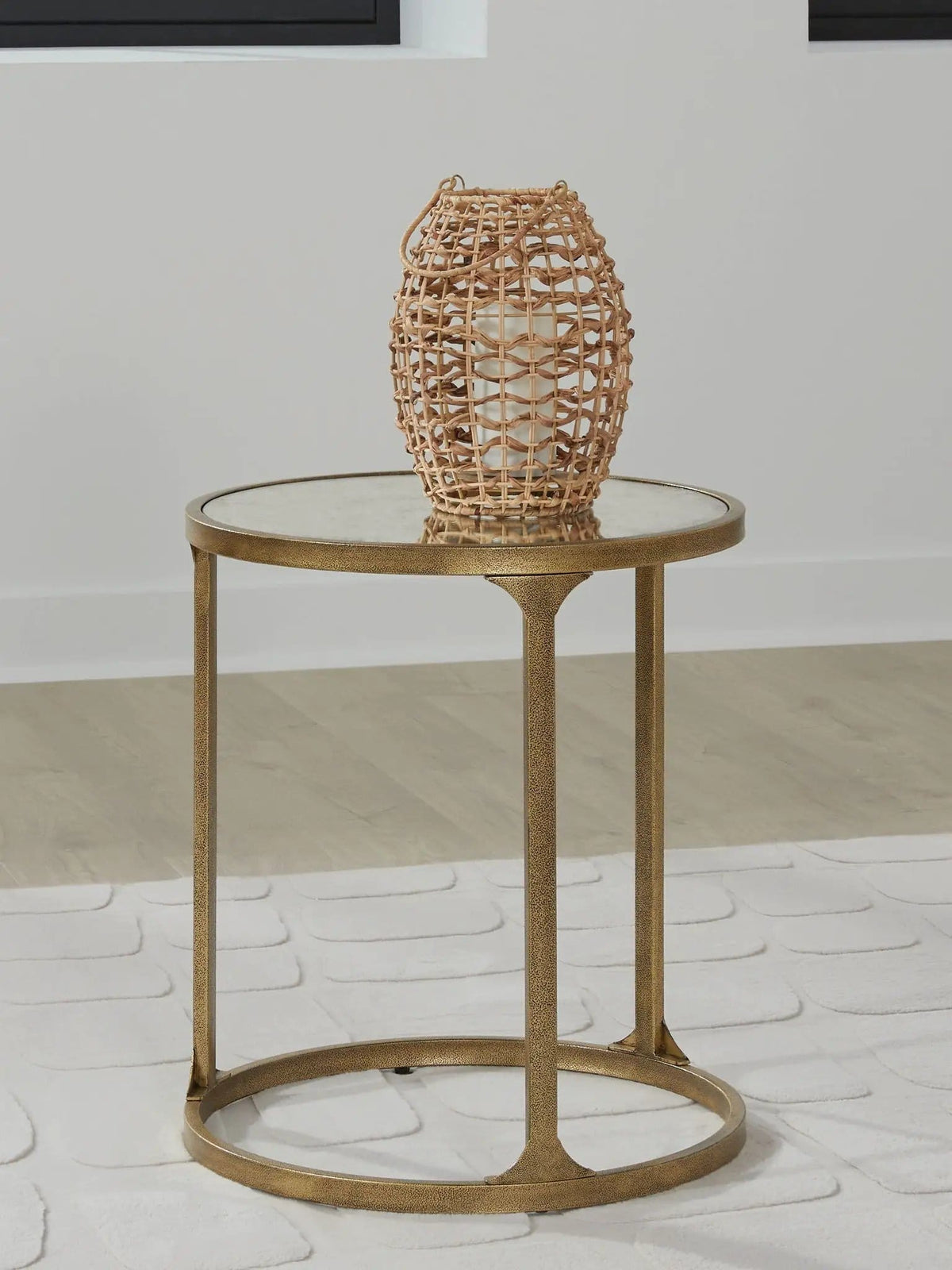 Korajane Table | 2 Pieces | Faux Marble & Tempered Glass | Living Room