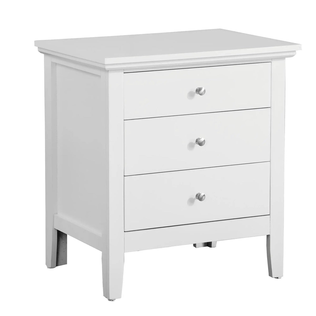 3 Drawer Nightstand | Real Wood Veneer | Dovetail Joints | Fully Assembled