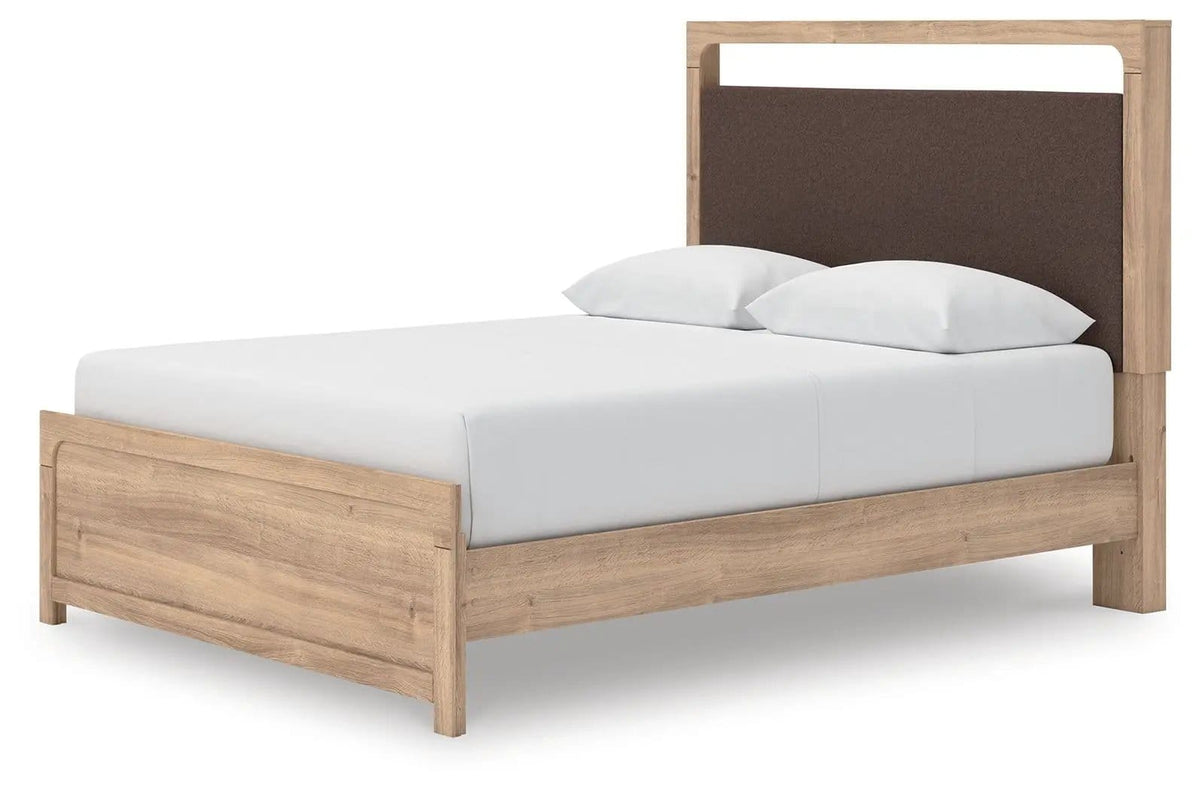 Kinlanni Upholstered Platform Bed | 2 Pieces | Fabric & Wood | Bedroom