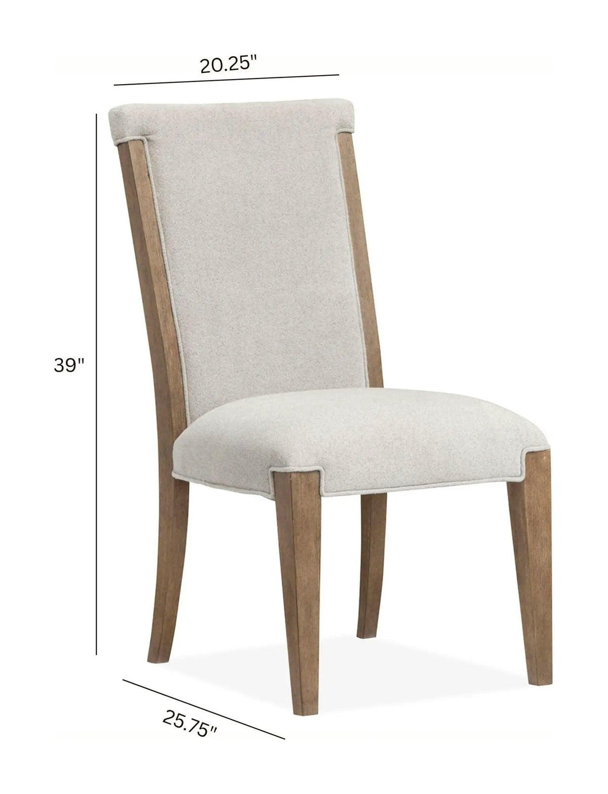 Plum Creek Upholstered Side Chairs | Set Of 2 | Serene Seasonless Style | Dining Room