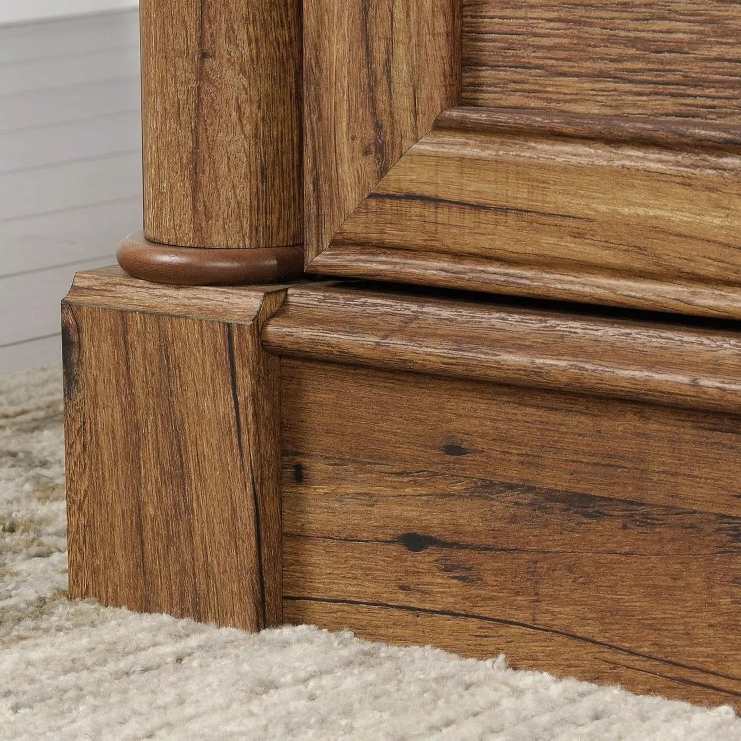 Palladia Executive Desk 65 Inch Vintage Oak Surface from PriceLows™