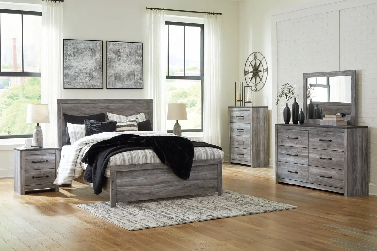 Bronyan 4-Piece Bedroom Set | Wood-Like Appeal | Neutral Tones | Textured Look