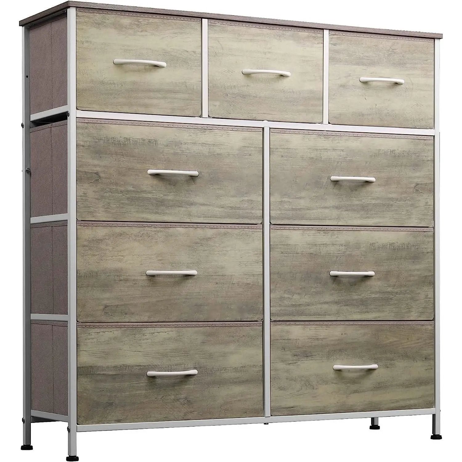 Sonoma White 6 Drawer Dresser For Bedroom Storage Organizer from PriceLows™