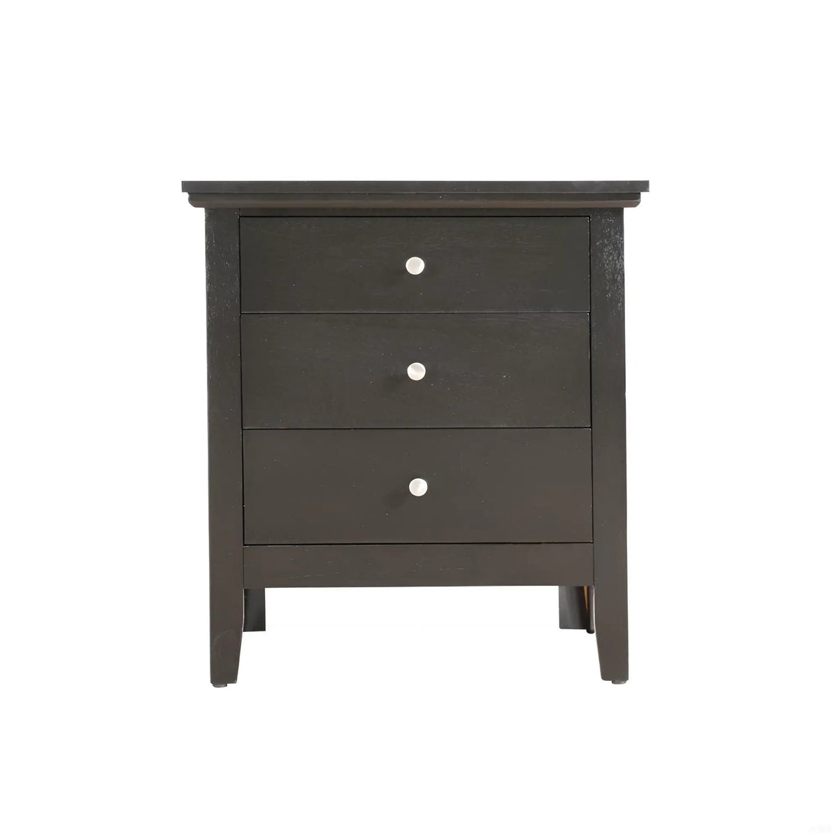 3 Drawer Nightstand | Real Wood Veneer | Dovetail Joints | Fully Assembled