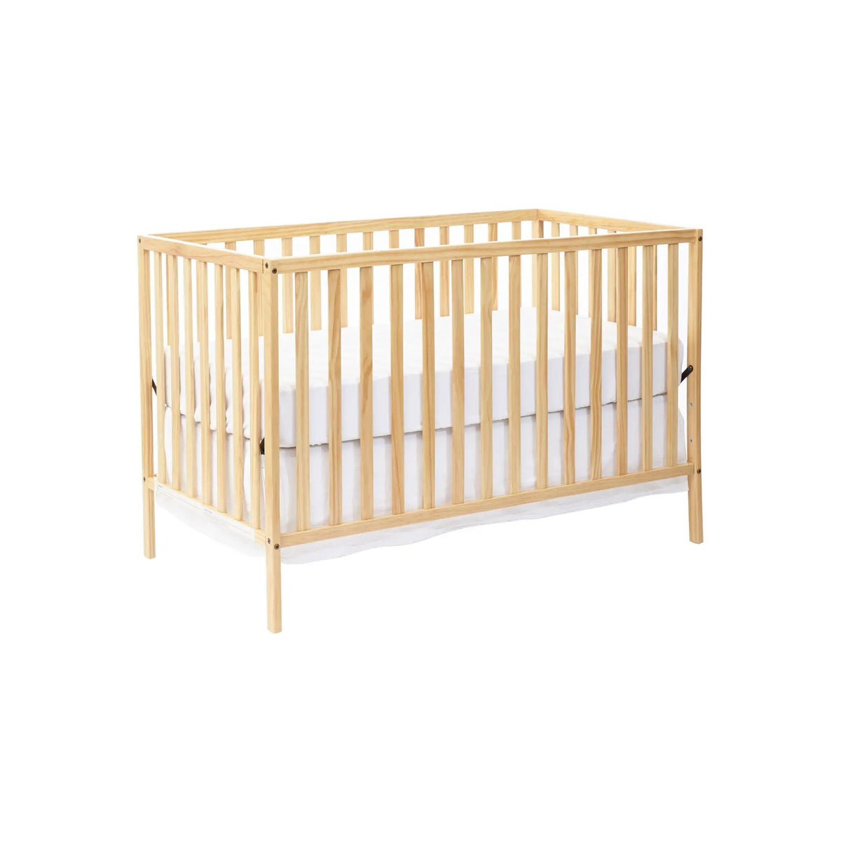 Palmer 3-In-1 Island Crib | Convertible To Toddler Bed And Daybed | Solid Wood Construction | Soft Color