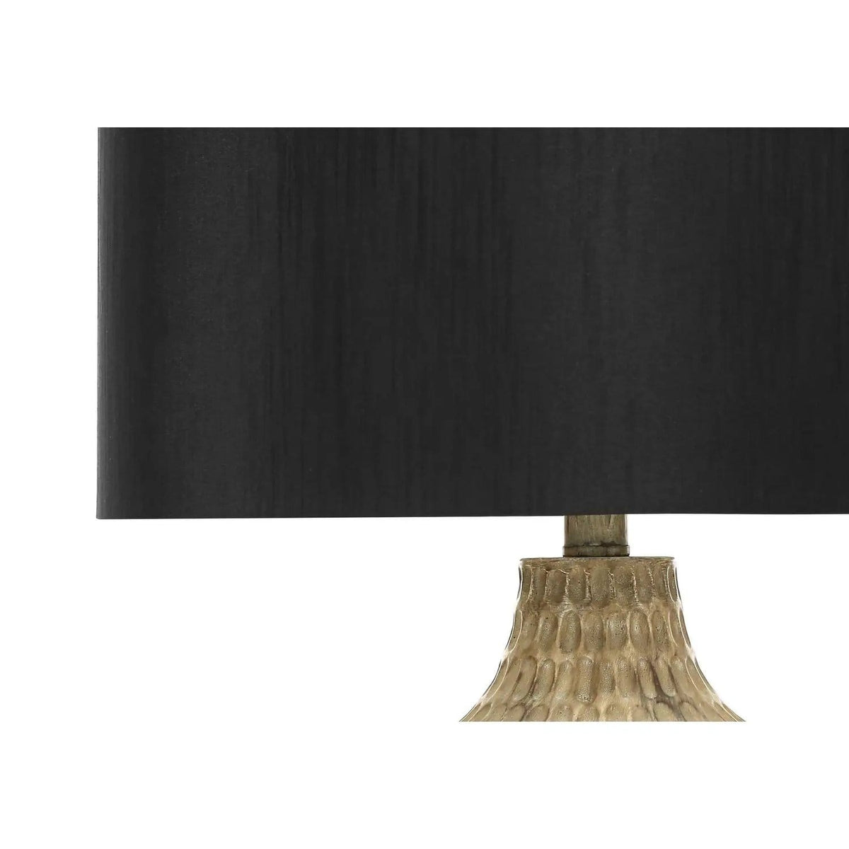 Lighting, Table Lamp, Resin, Contemporary - | 15 x 15 x 24.75 in | Linen & Resin | Brown