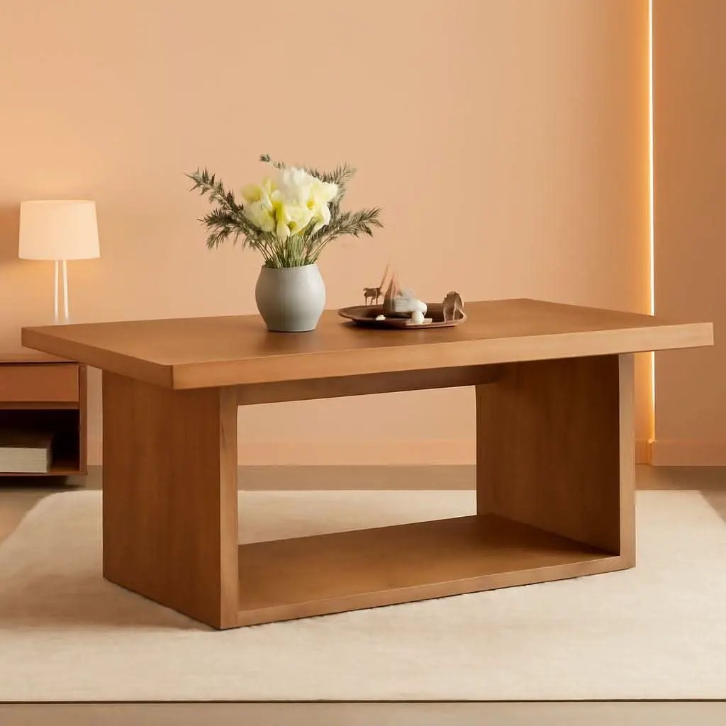 63 Inch Brown Farmhouse Dining Table Seats Four To Six from PriceLows™