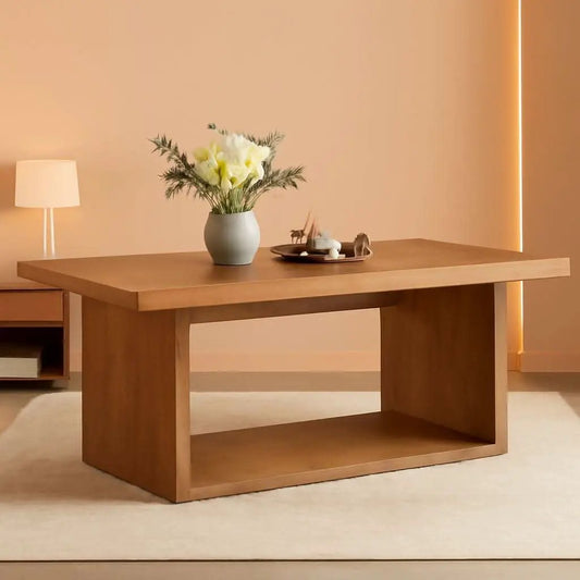 63 Inch Brown Farmhouse Dining Table Seats Four To Six from PriceLows™