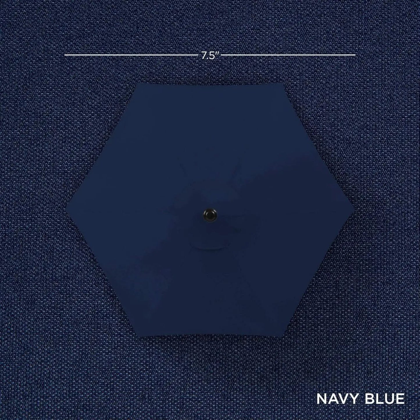 7.5ft Navy Patio Umbrella Tilt Crank Steel Pole Outdoor from PriceLows™