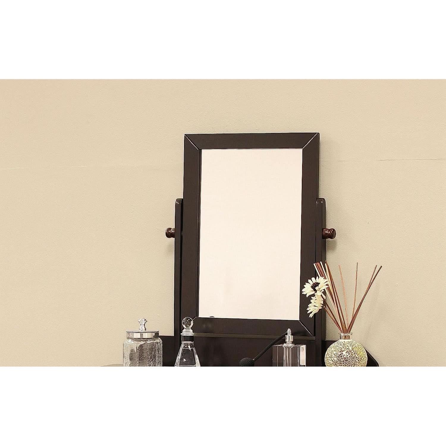 Solid Wood Vanity Set With Mirror And Bench 28 Inch Table from PriceLows™