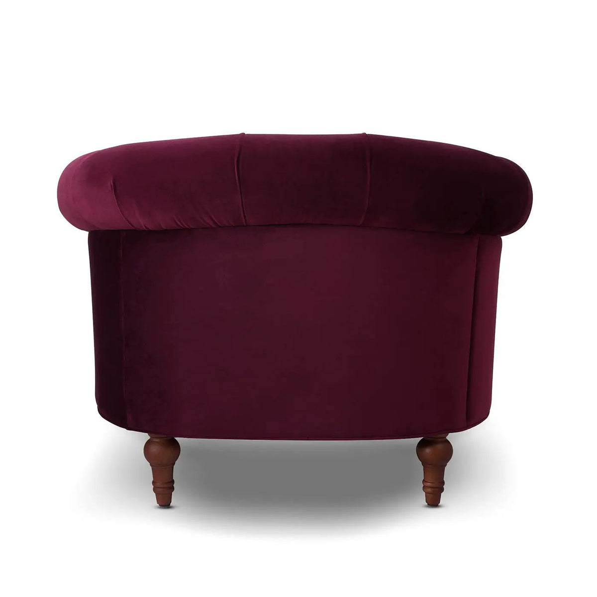 La Rosa Accent Chair | Victorian Tufted Style | Woven Fabric Upholstery | Durable Construction