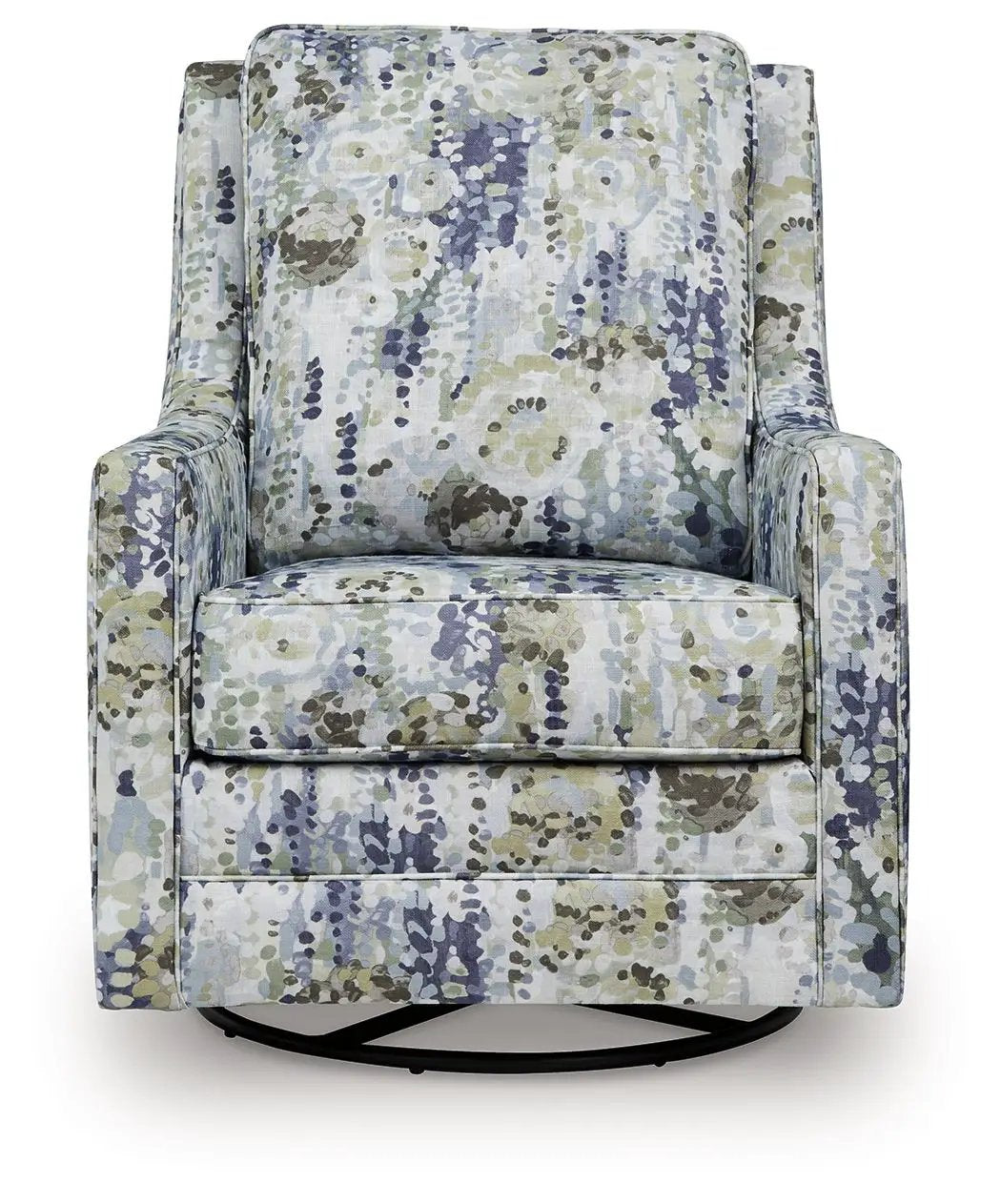 Dustinford Swivel Glider Accent Chair | 30 x 39 x 41 in | Living Room Furniture | Multi