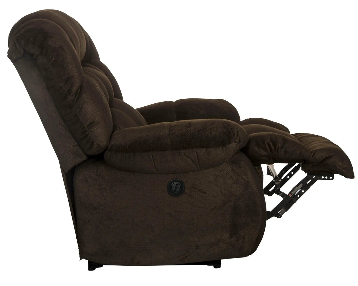 Daly Power Lay Flat Recliner Reclining Chair | 4 Pieces | Polyester & Fabric | Living Room
