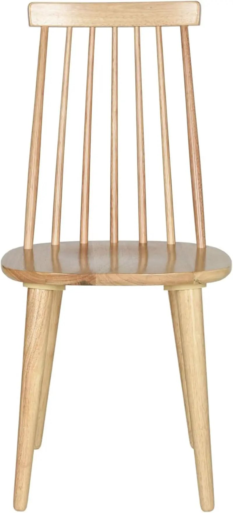 Burris Farmhouse Spindle Side Chair Natural White Set Of 2 from PriceLows™
