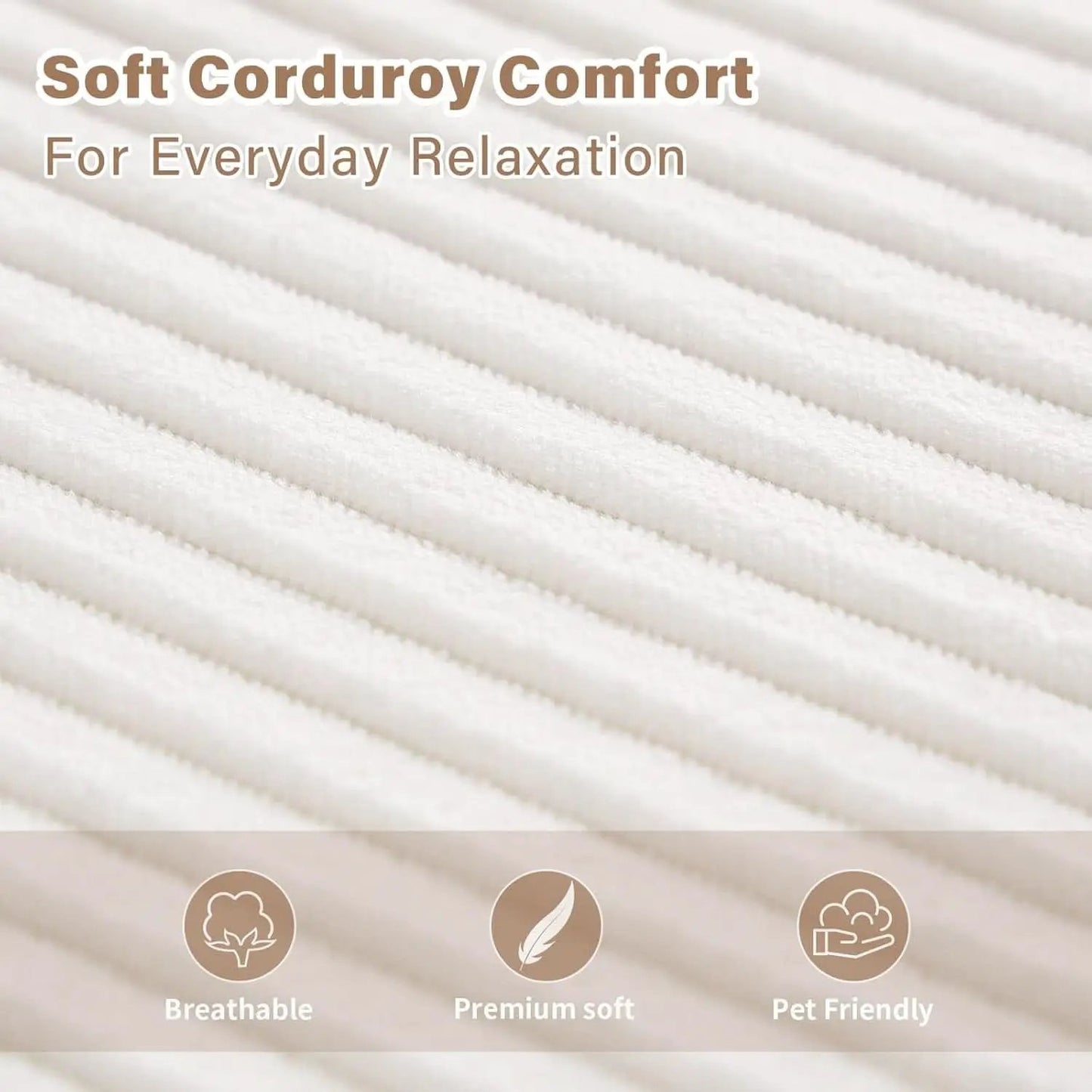 Beige Upholstered Folding Sofa Bed Convertible Floor from PriceLows™