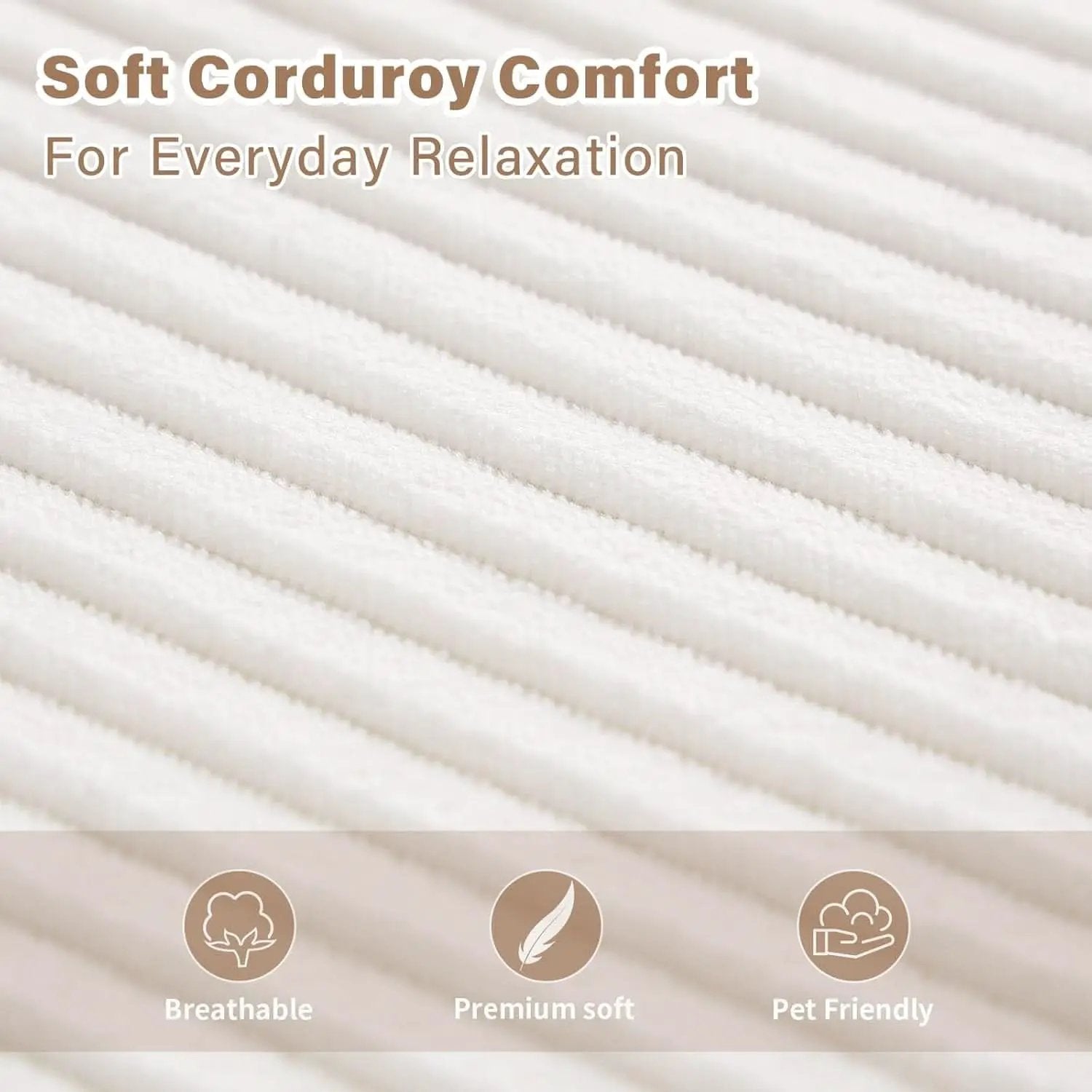 Beige Upholstered Folding Sofa Bed Convertible Floor from PriceLows™