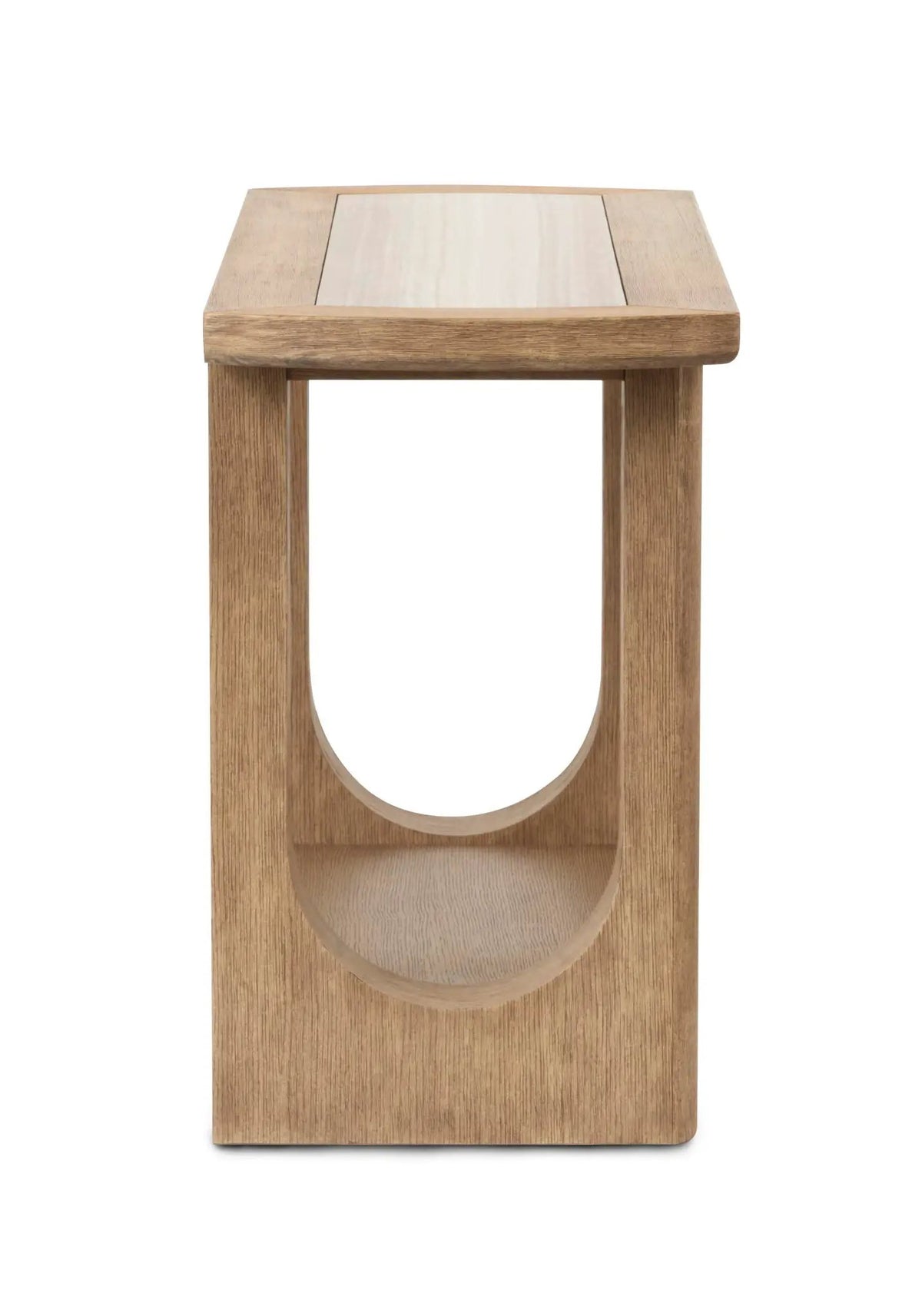 Bradford Rectangular End Table | Granite Top | 26 Inch Width | Versatile Design