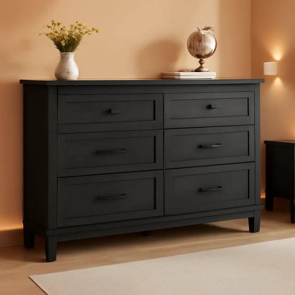Forty Seven Inches Freestanding Dresser Drawers Deluxe from PriceLows™