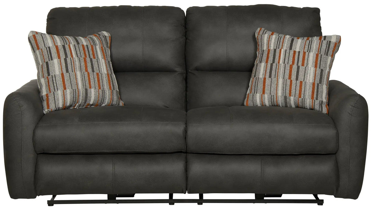Dorian Reclining Loveseat | 4 Pieces | Faux Leather & Fabric | Living Room