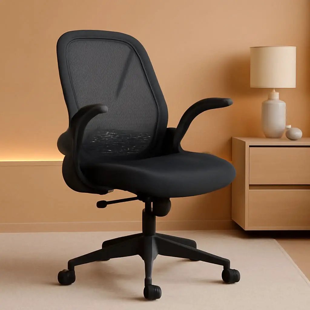 Ergonomic Gaming Chair With Lumbar Support Black Adjustable from PriceLows™