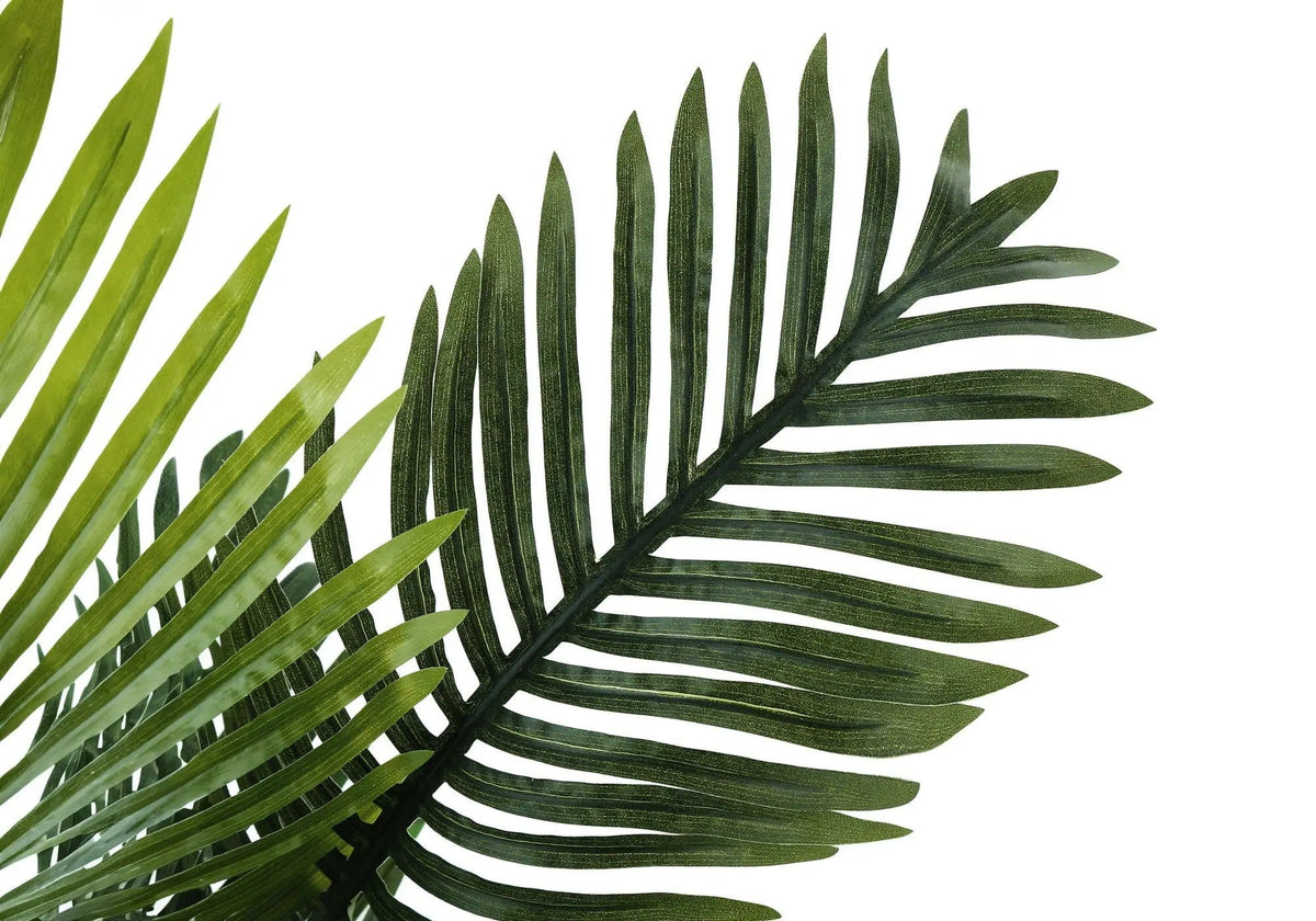 24" Tall, Artificial Plant, Palm, Indoor, Faux, Fake, Table, Floor, Greenery | 25 x 23 x 24 in | Home Furniture | Beige