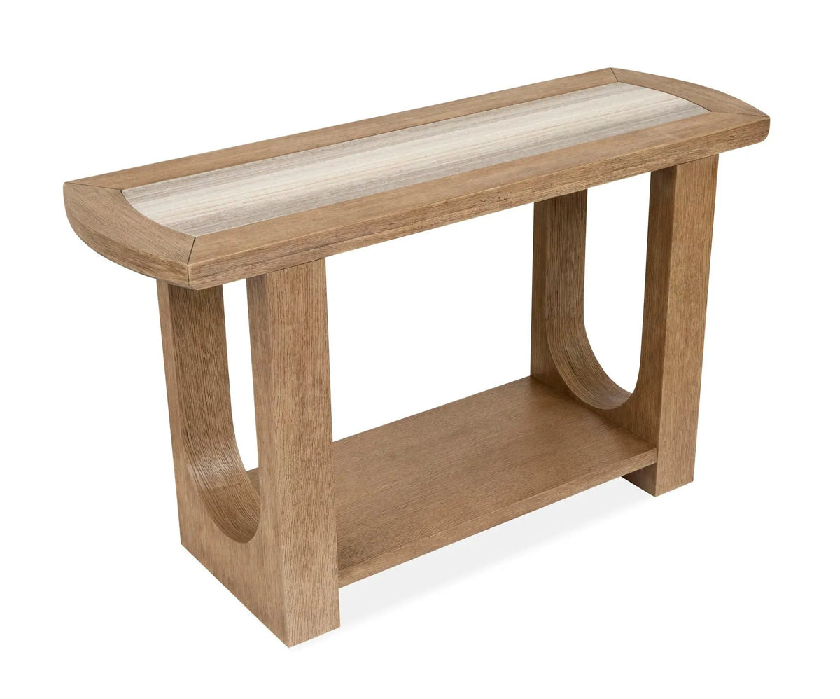 Bradford Rectangular End Table | Granite Top | 26 Inch Width | Versatile Design