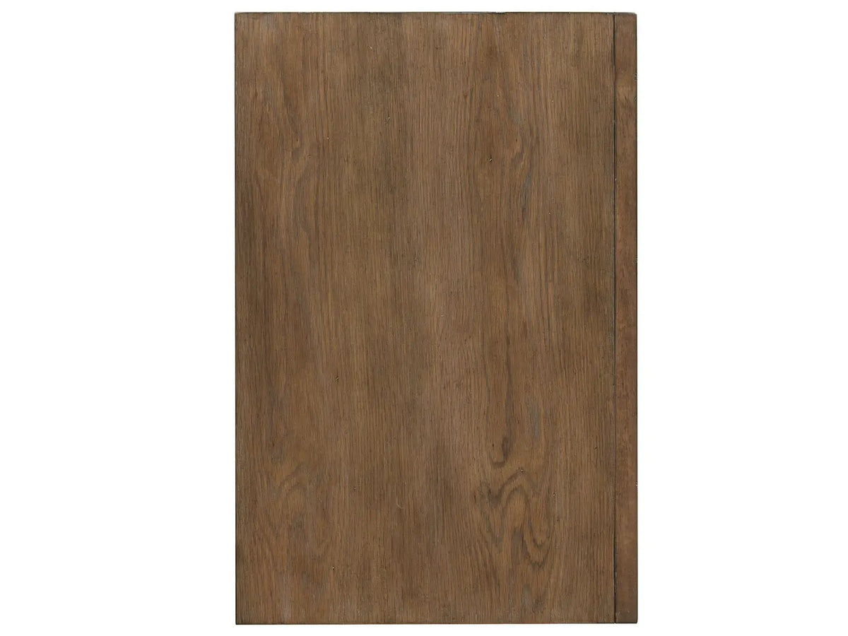 Lindon Drawer Nightstand | Belgian Wheat Finish | Knotty White Oak Veneer | Two Storage Drawers