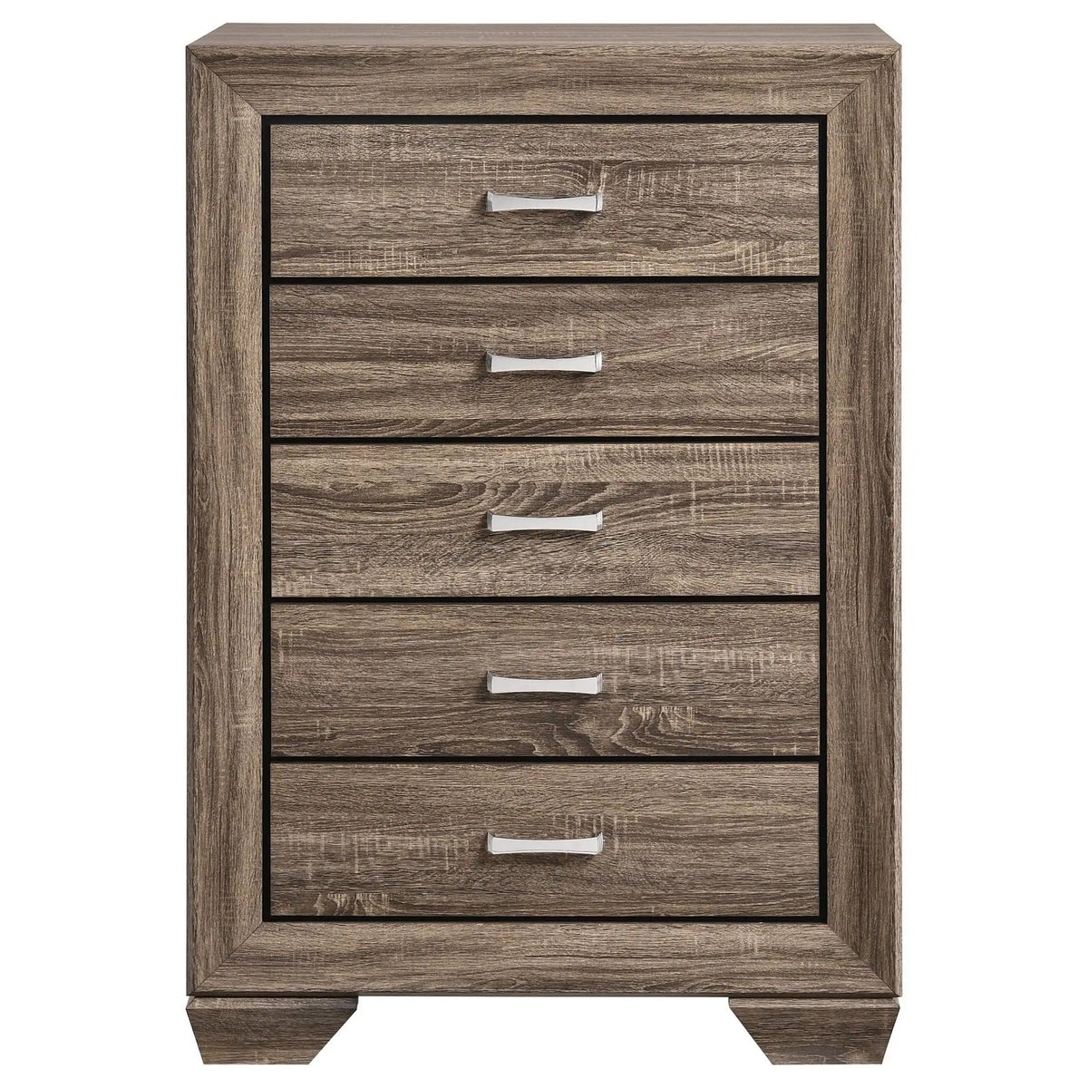 Kauffman 5-drawer Bedroom Chest Washed | 33 x 16.5 x 50.5 in | Wood | Taupe
