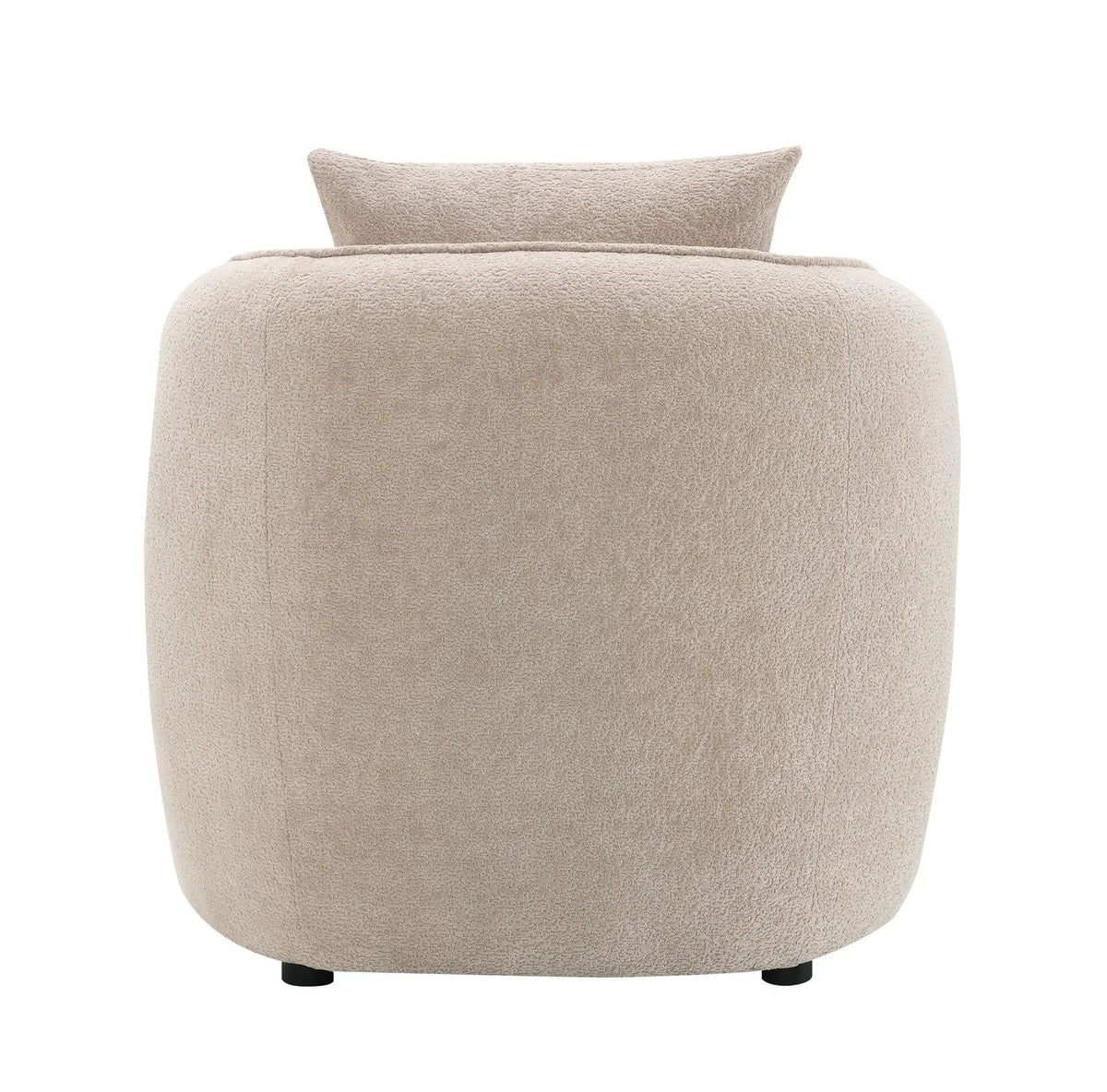Keith Chair With 1 Matching Color Toss Pillows | 2 Pieces | Solid Wood & Plywood | Living Room