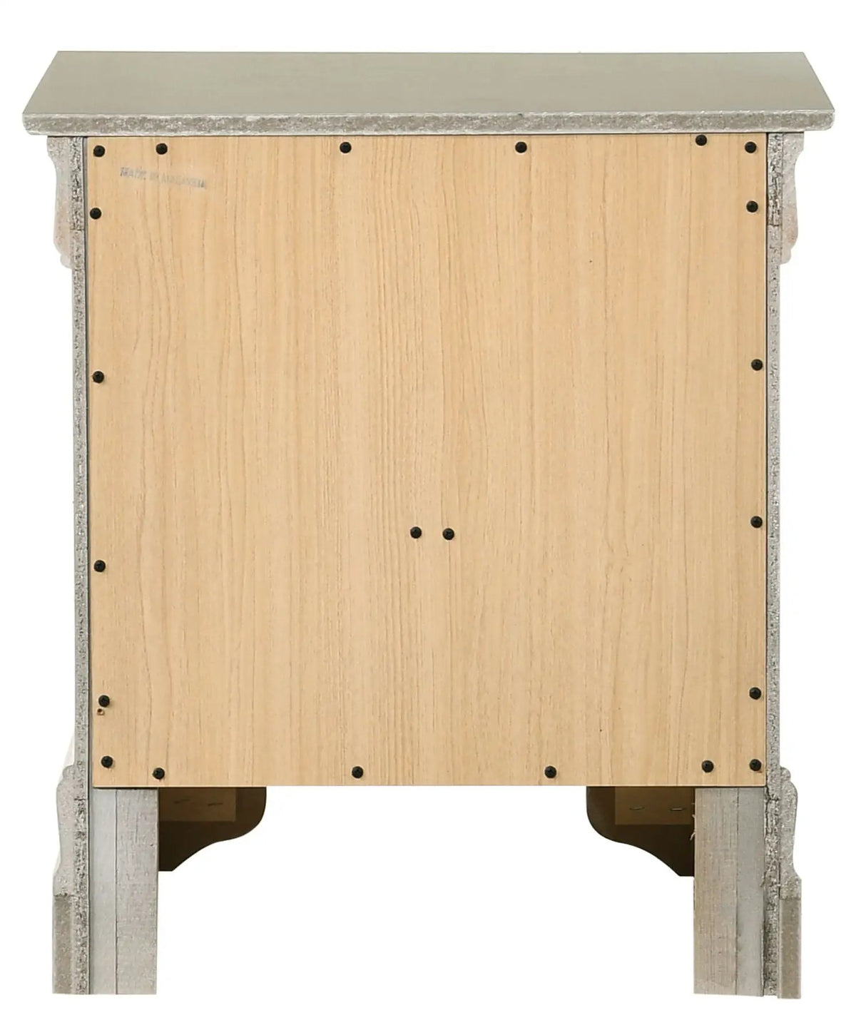 Louis Phillipe Nightstand | Traditional Wood Design | English Dovetailed Drawers | Metal Center Guides