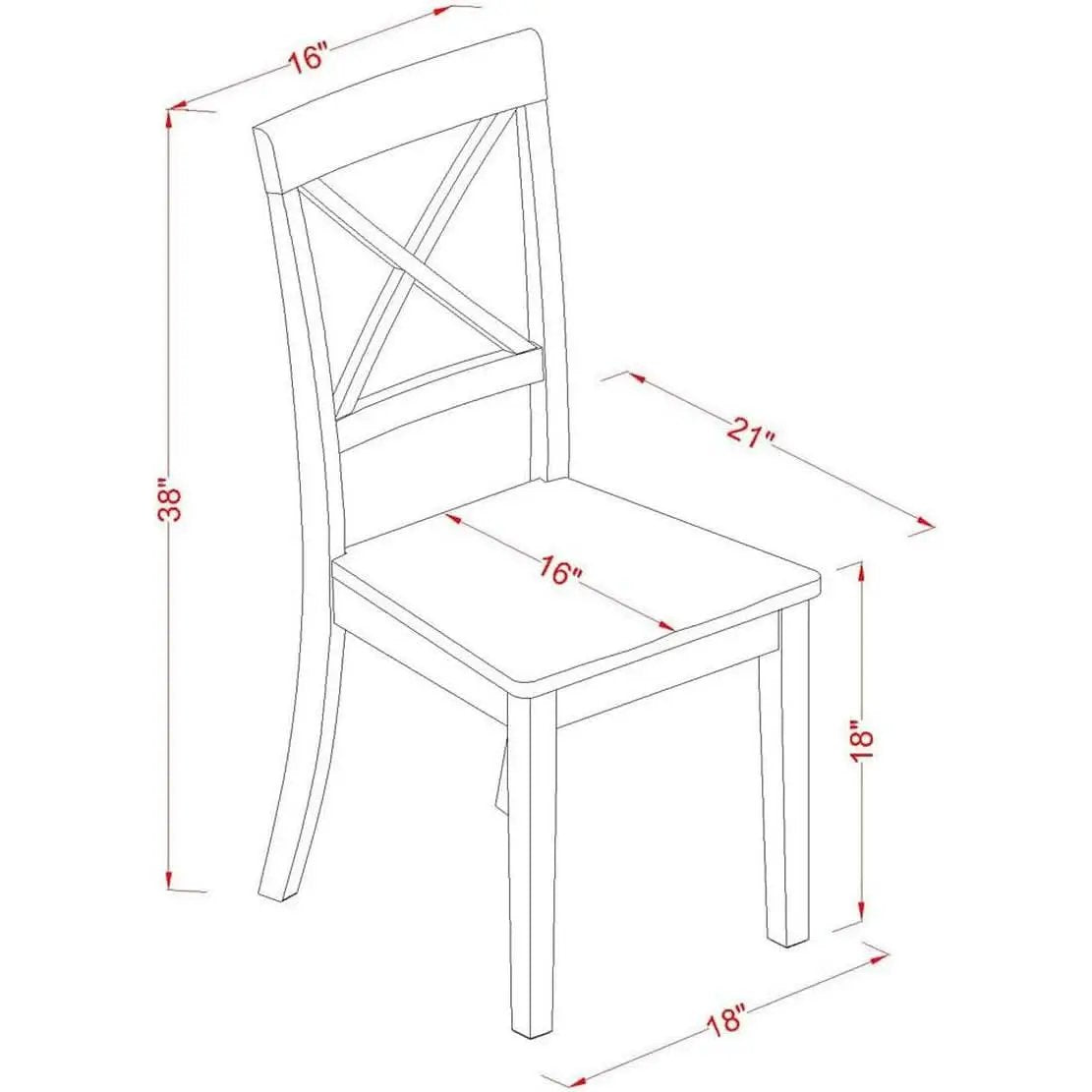 7 Piece Dining Table Set With 6 Chairs Modern Style from PriceLows™
