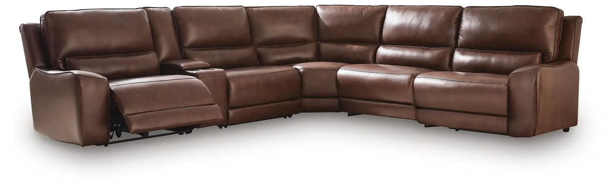 DeepWakes Power Reclining Sectional | Chaise Included | Ultra-Stylish Design | 130 Inch Length