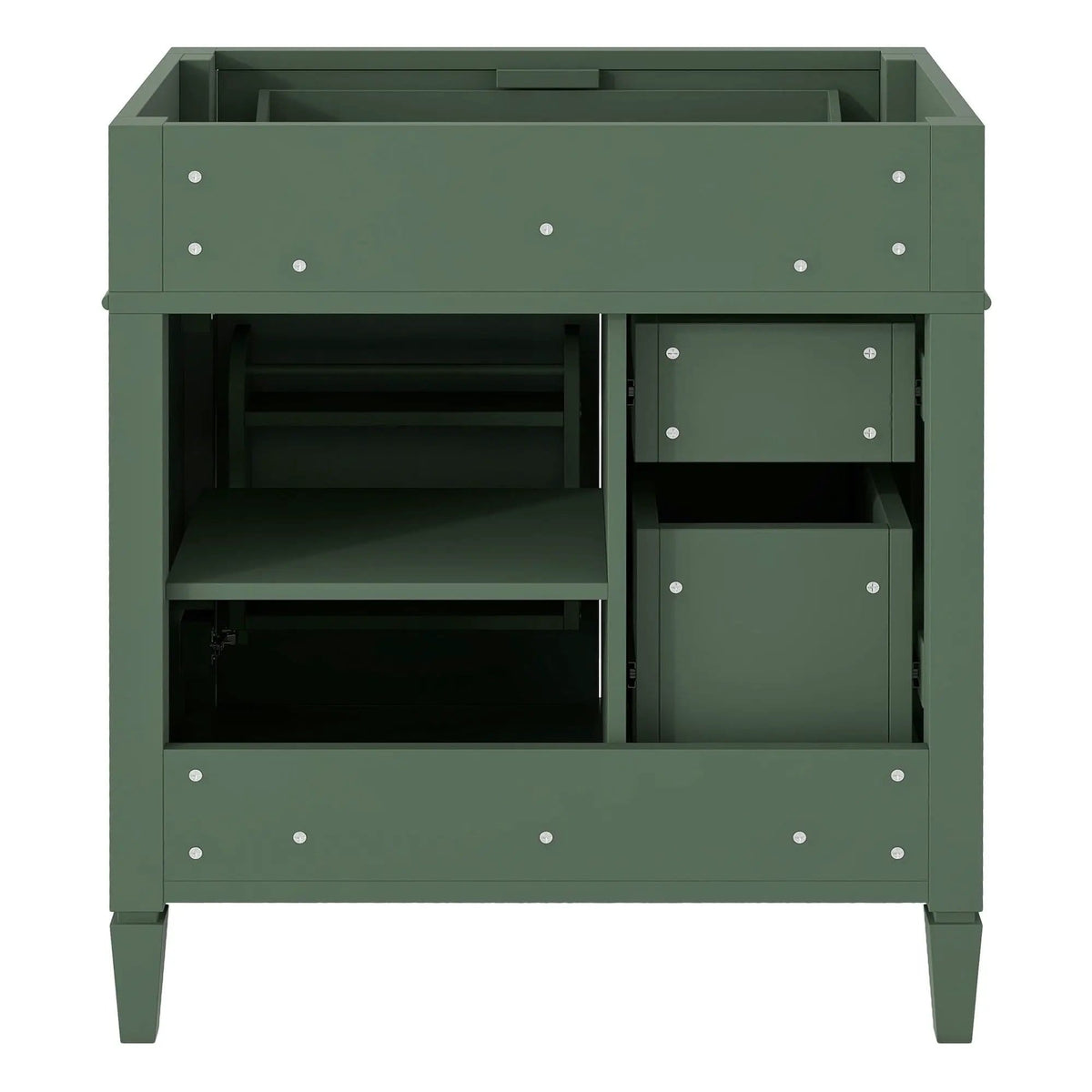 Bathroom Vanity | 3 Drawers | Blue Finish | Tip Out